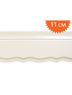 "Волна", 11 см. Планка для потолочного карниза оптом недорого