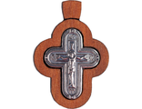 Крест Православный, дерево-металл. Номер 7