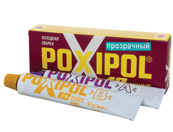 Эпоксидный клей (холодная сварка) Poxypol, цвет-прозрачный, объем-70 мл