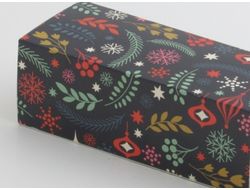 Коробка для макаронс БОЛЬШАЯ, 30*6*5 см, Новогодняя ночь