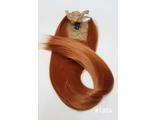 Шиньон-хвост на ленте из искусственных волос (прямой) 60 см Тон № 130А