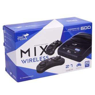 Игровая приставка Dinotronix Mix Wireless + 600 игр (модель: ZD-01B, Серия: ZD, AV, 2 беспроводных джойстика)