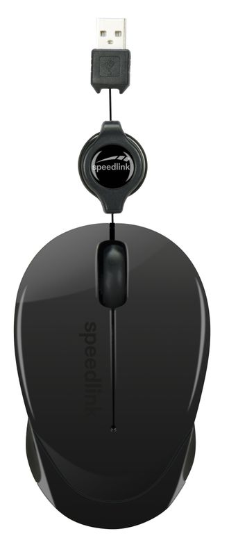 PC Мышь проводная Speedlink Beenie Mobile Mouse USB black (SL-610012-BK)