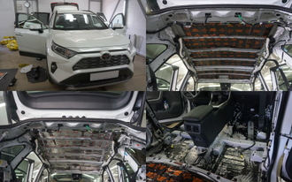 Шумоизоляция Toyota Rav 4 / Тойота Рав 4