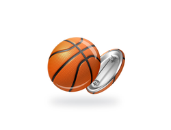Значок "Баскетбол"(56 мм)