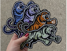 Вышивки с тиграми