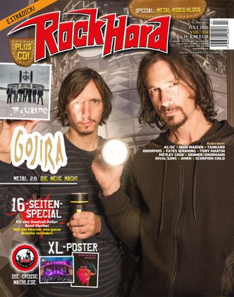 ROCK HARD Magazine July 2016 Gojira Cover ИНОСТРАННЫЕ МУЗЫКАЛЬНЫЕ ЖУРНАЛЫ INTPRESSSHOP