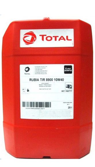 Масло моторное TOTAL Rubia TIR 8900 10W40 полусинтетическое 20 л.