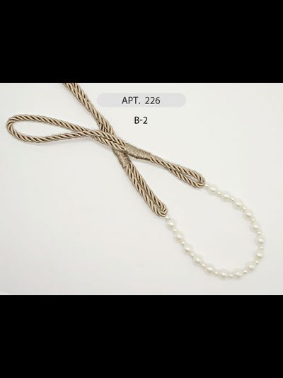 Арт. 226. Подхваты для штор с бусинками
