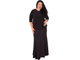 Шикарная  юбка годе с  итальянским кружевом Арт. 021301 (Цвет черный) Размеры 52-80