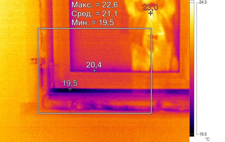 Проведение тепловизионного обследования квартиры в ЖК Авентин 