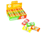 Ластик Yalong, &quot;Candy color&quot;, YL191520-2, прямоугольный, ПВХ, цвет ассорти, 44х20х10,  45шт/уп.картонная упаковка