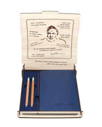 Набор «Хемингуэй» (блокнот, ручка и механический карандаш) - арт.3757