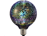 лампочка, лампа, фейерверк, 3d, led, lamp, красивая, свет, лед, диодная, фейерверк, firework , g125