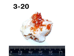 Ванадинит натуральный (щетка) №3-20: 34*31*16мм