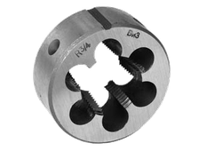 Плашка ВИЗ круглая для трубной конической резьбы, сталь 9ХС, ГОСТ 6228-80