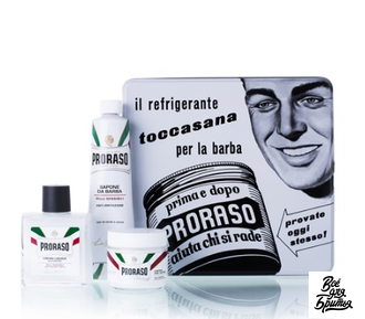 Подарочный набор для бритья PRORASO VINTAGE SELECTION TOCCASANA, зеленый чай и овес