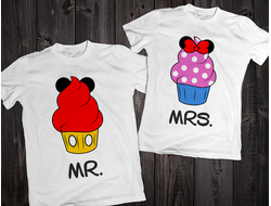 Парные футболки "Mr. and Mrs." 035