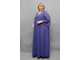 Красивое длинное платье из шифона Арт. 2294 (Цвет фиолетовый) Размеры 58-84