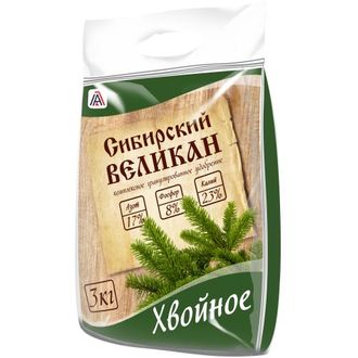 «Хвойное» 17-8-23 удобрение, 3 кг