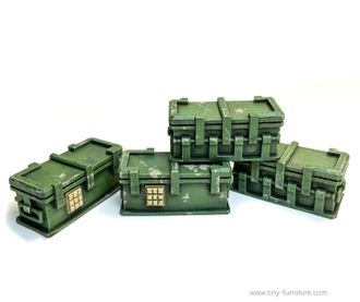 Ammo boxes (painted)