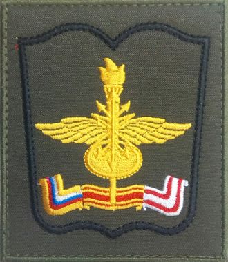 Военная Академия Связи имени Будённого - цветной от 1 до 9 комплектов на рукав.