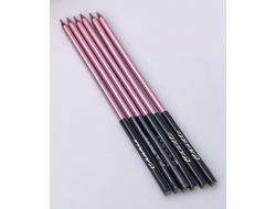 Свечи в торт &quot;Праздник&quot; ВЫСОКИЕ 16 см, 6 шт , Розовый с чёрным