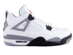 Nike Air Jordan Retro 4 White Cement фото