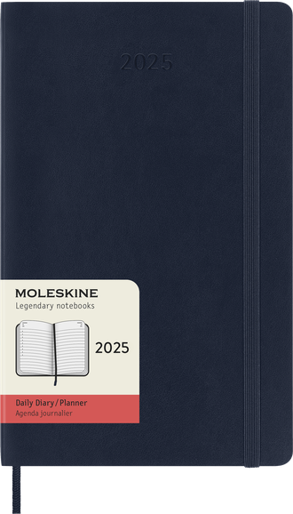 Ежедневник Moleskine Classic Soft (мягкая обложка), 2025, Large, сапфир