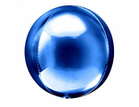 Шар (20&#039;&#039;/51 см) Сфера 3D, Синий, 1 шт.
