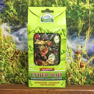 Супер-чай Кавказских долгожителей premium 60 гр