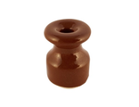 Изолятор фарфоровый, цвет bruno (коричневый) Leanza