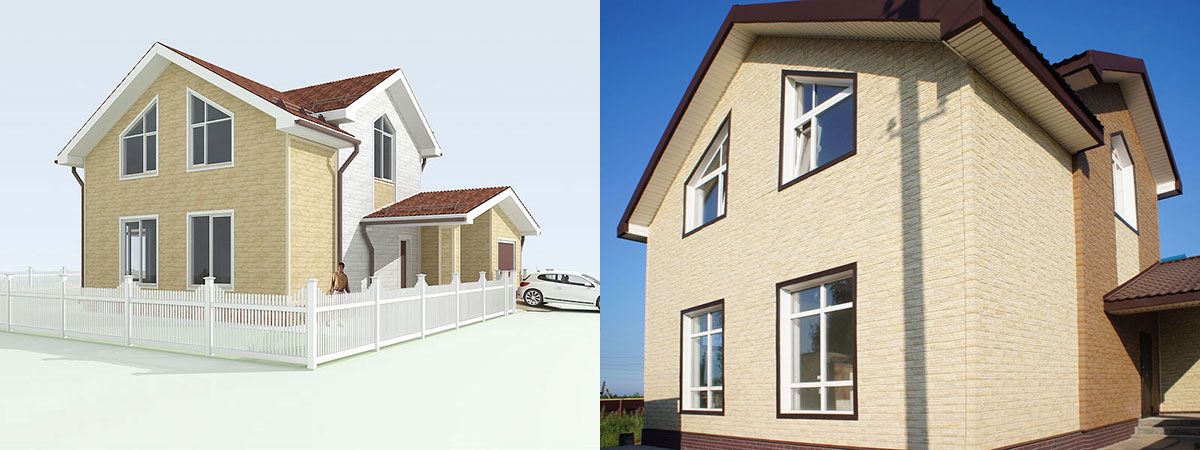 Проект и реализация дома 190 кв. м.