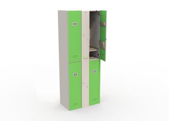 Блоки шкафов-локеров серии «LL 04A» Блоки из четырех шкафов - локеров для персонального использования