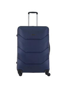Пластиковый чемодан Freedom темно-синий размер L