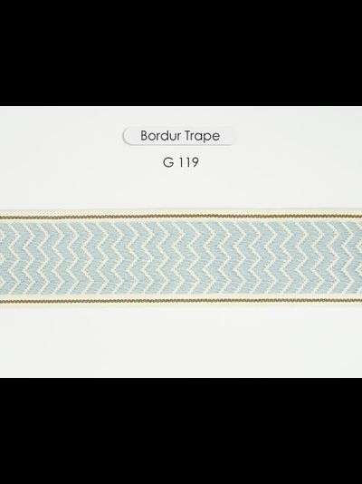 Арт. Trape, серия Majestik. Тесьма тканая "ёлочкой", 5 см шириной