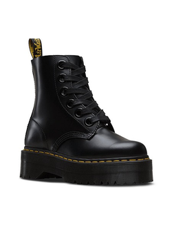 Ботинки Dr. Martens Molly Buttero на высокой платформе черные