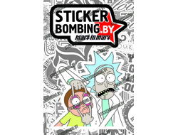 стикер - rick and morty