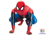 Шар  фольга Человек паук ходячая фигура 91*91 см