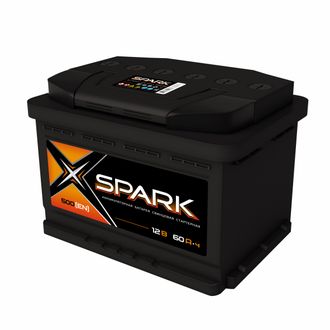 Аккумулятор 60 А/ч о.п. Spark ток 500 242х175х190 SPA 60-3-R