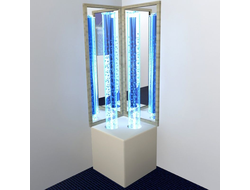 Сенсорный уголок из воздушно-пузырьковой колонны, комплект, 2 или 3 колонны по 1,5 метра, диаметр 10см
