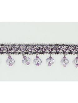 Относительно легкая стеклярусная бахрома для отделки. Цвета в ассортименте на складе!