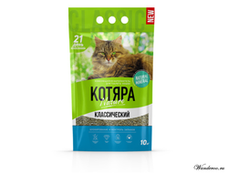 Наполнитель для кошачьего туалета " Котяра Nature " Классический 10 л.