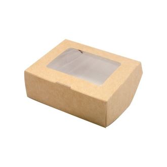 Коробка для печенья с окном ECO TABOX 300, 10*8*3 см