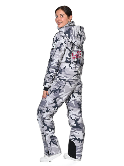 Зимний комбинезон женский Snow headquarter BB-0215 Серый
