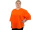 Женская футболка большого размера из хлопка арт. 2021-06 Размеры 68-78 (цвет василек и ещё 3 цвета)