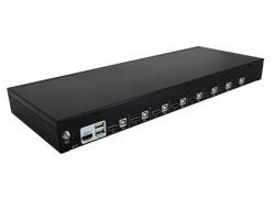 Переключатель Kinan KVM 8-портовый HDMI + USB с каскадированием до 128 серверов, DDC2B, до FullHD 1920x1080 (RHD108)