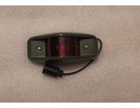 Габаритный фонарь LED зеленый корпус 12V/24V (красный)