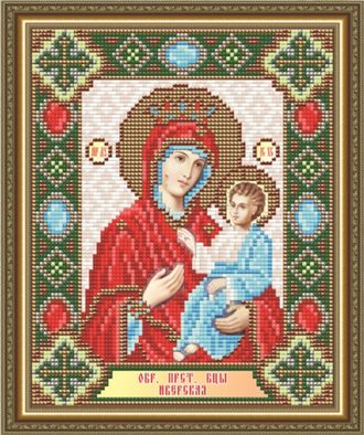 Иверская образ Пресвятой Богородицы AT-5019 (алмазная мозаика) mi