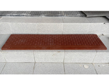 Противоскользящая плита (накладки на ступени) 1000х250х20 мм, красный